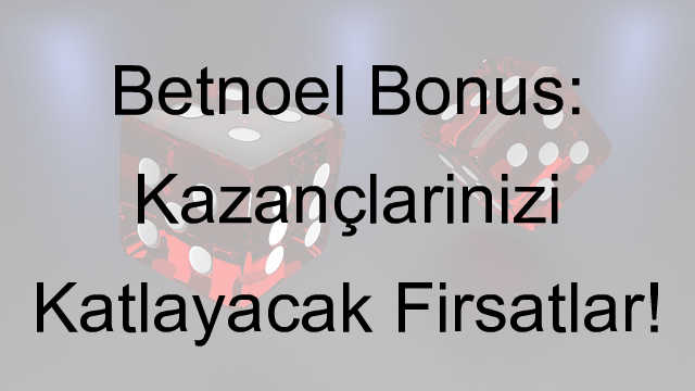Betnoel bonus