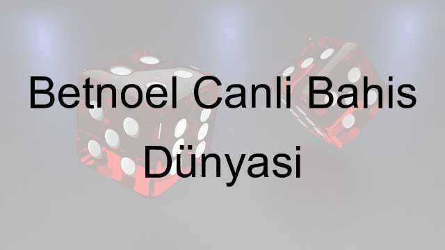 Betnoel canlı bahis